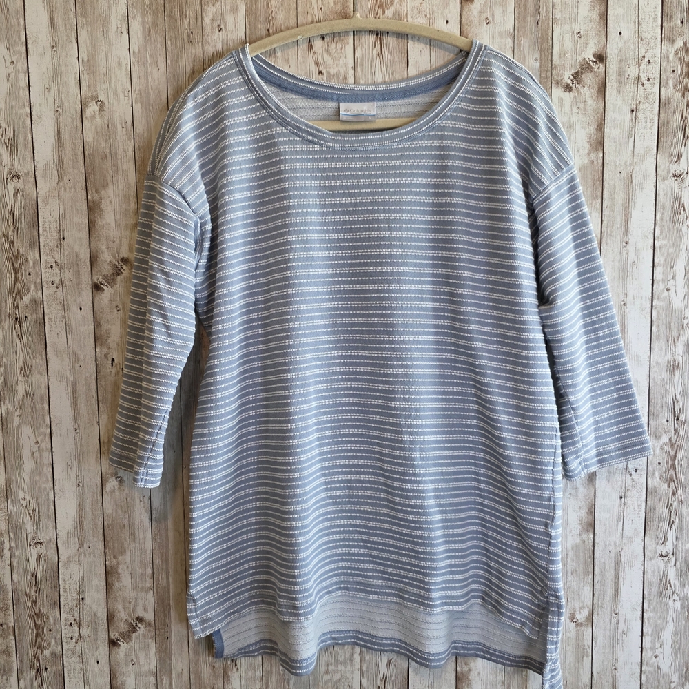 Striped Gray Women's Top